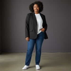 Elegant Black Women's Blazer